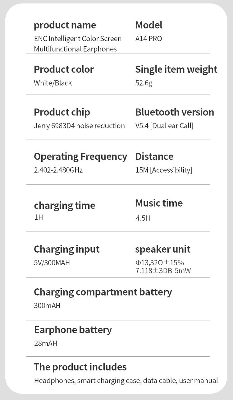 Headphones a14pro